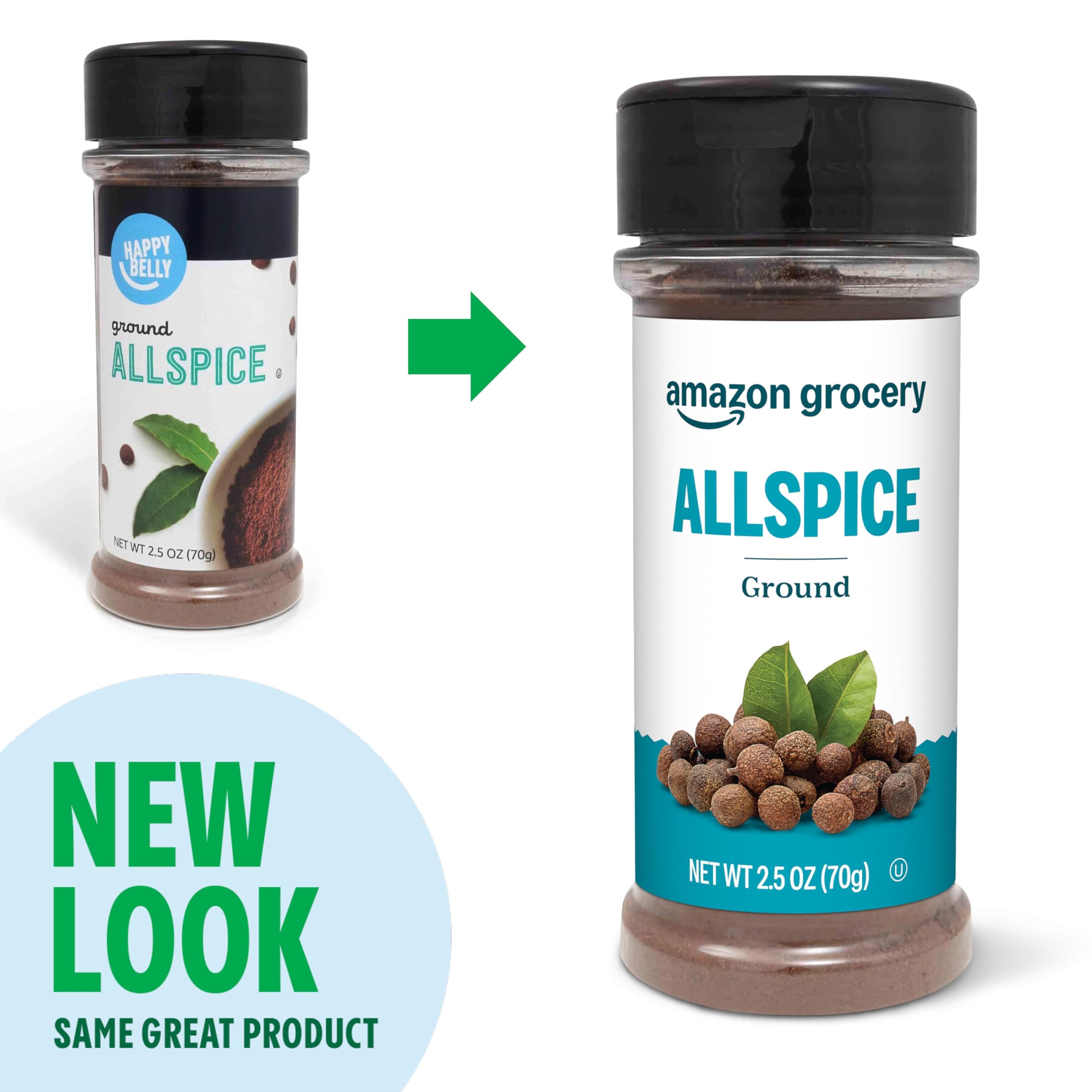 Amazon Grocery ground allspice pour action for quick seasoning.