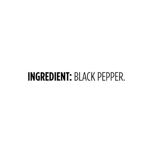 Amazon Grocery ground black pepper label clear and informative