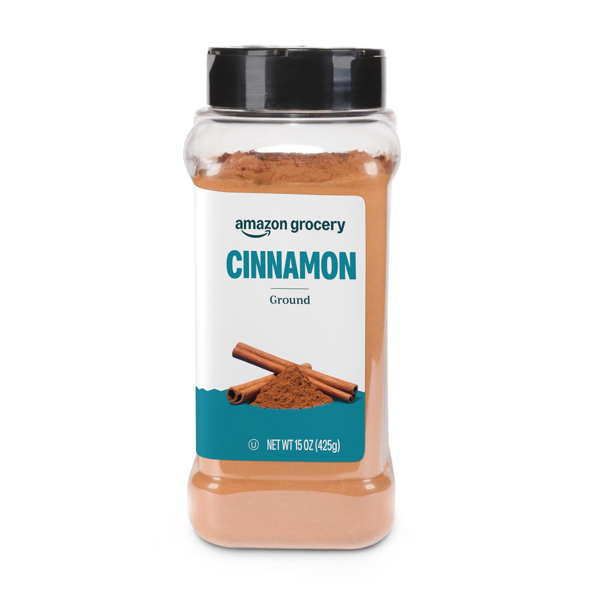 Amazon Grocery Ground Cinnamon 15oz container for versatile baking flavor