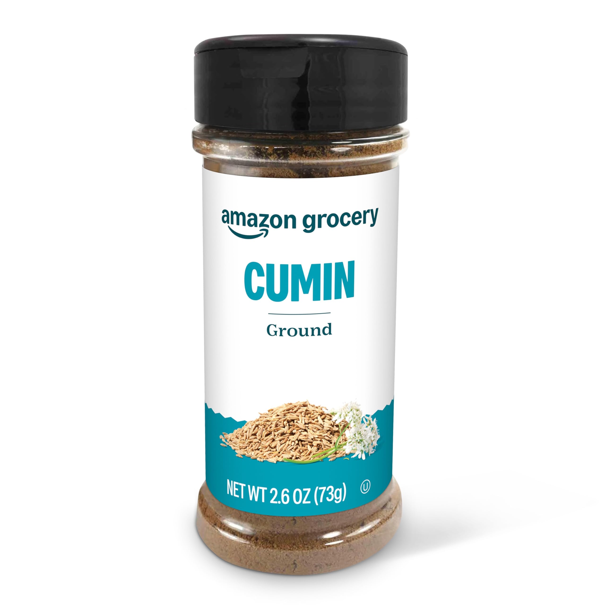 Amazon Grocery ground cumin bottle shown for everyday cooking and flavor