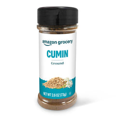 Amazon Grocery ground cumin bottle shown for everyday cooking and flavor