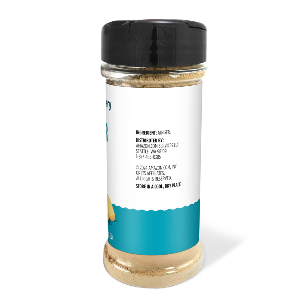 Amazon Grocery spice rack with ground ginger ready to season