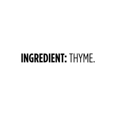 Amazon Grocery ground thyme 2oz jar back shows label and storage guidance.