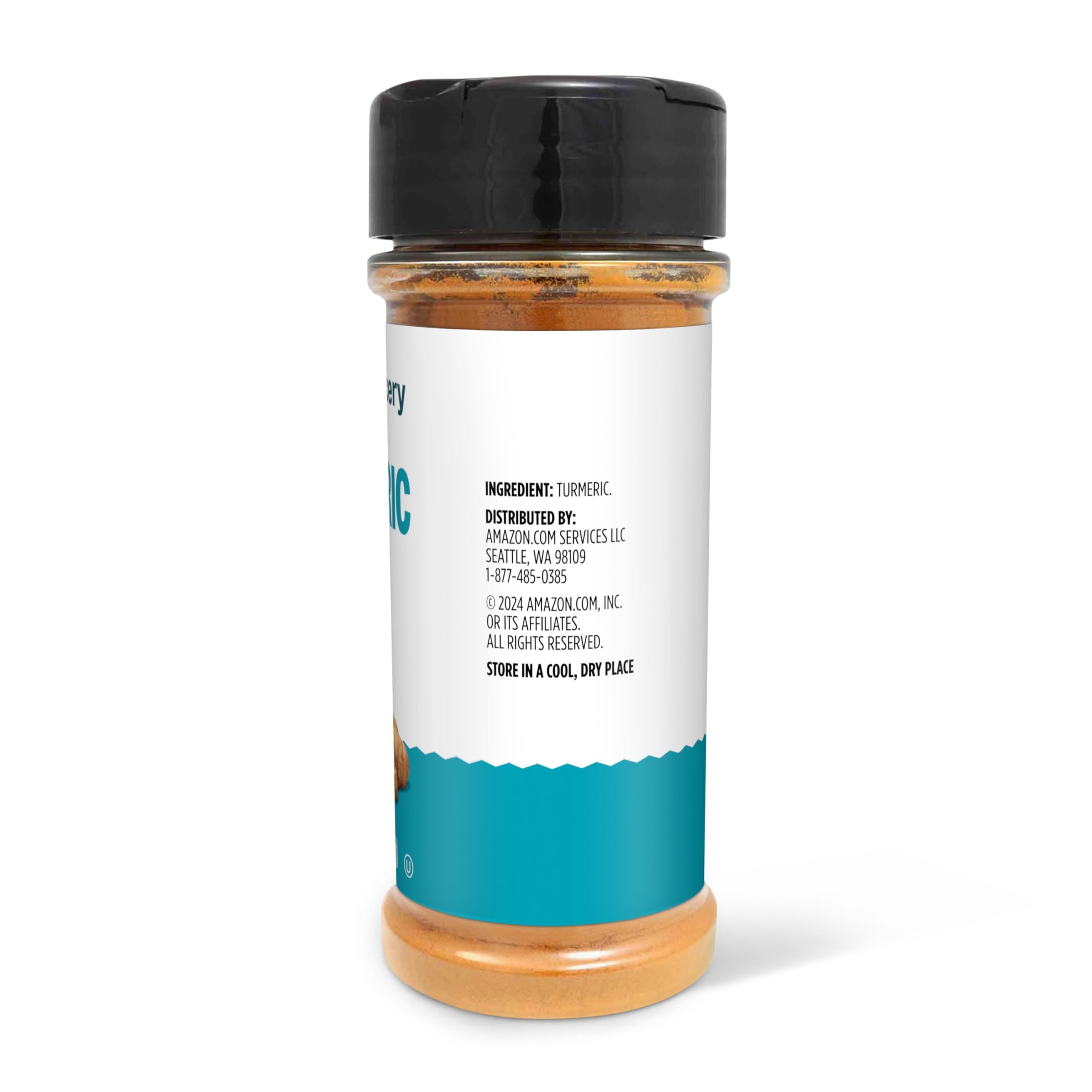 Amazon Grocery ground turmeric on pantry shelf as a staple