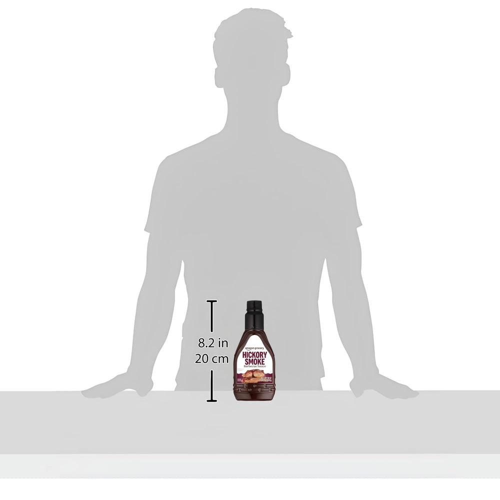 Amazon Grocery Hickory Smoke BBQ Sauce dipping scene for flavorful snacking