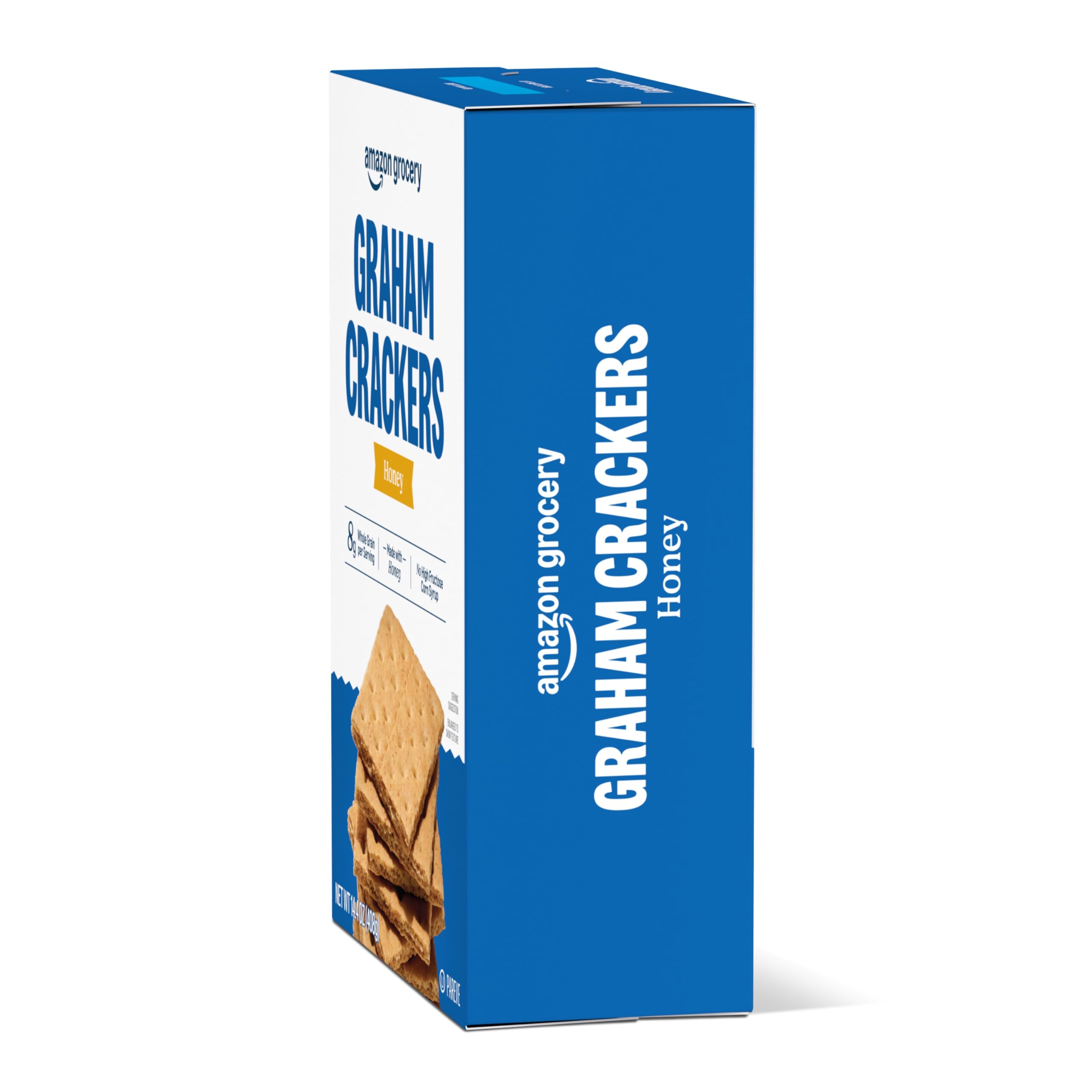 Box and crackers together suggest easy, ready-to-eat snack idea from Amazon Grocery