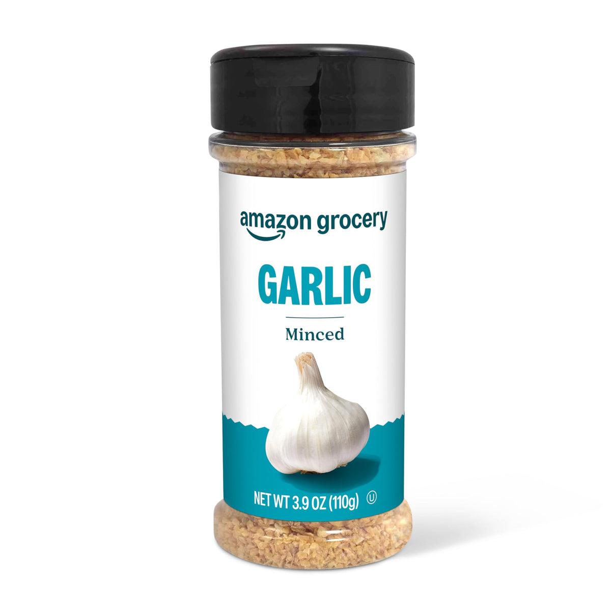 Amazon Grocery minced garlic 3.9oz bottle ready for quick flavor boost in meals