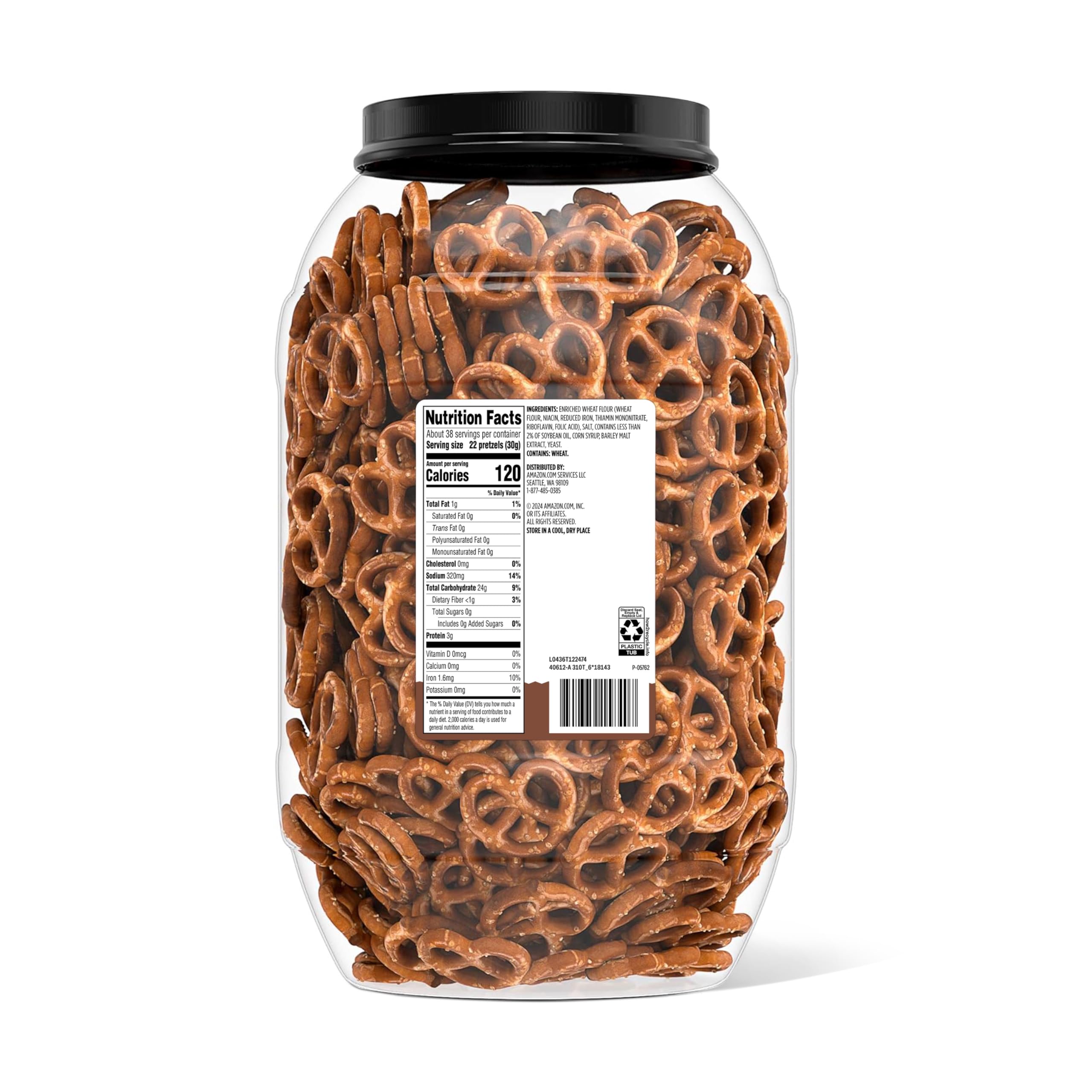 Amazon Grocery Mini Twist Pretzels close up crisp texture and flavor