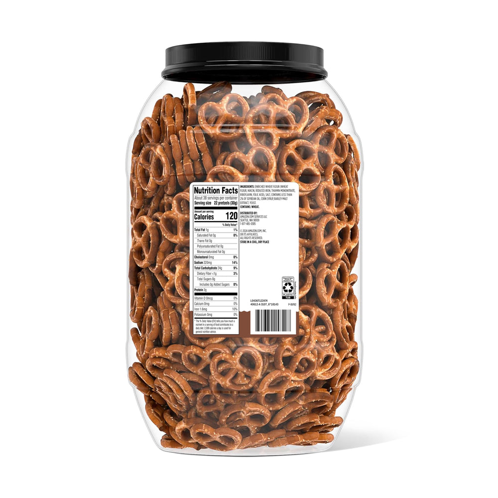 Amazon Grocery Mini Twist Pretzels close up crisp texture and flavor