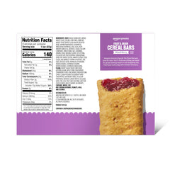 Amazon Grocery Mixed Berry bar nutrition label highlights calcium and iron.