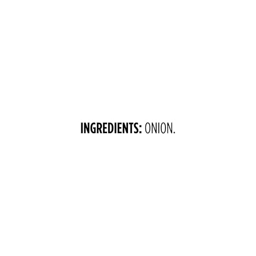 Amazon Grocery Onion Powder label closeup highlighting aroma and flavor.