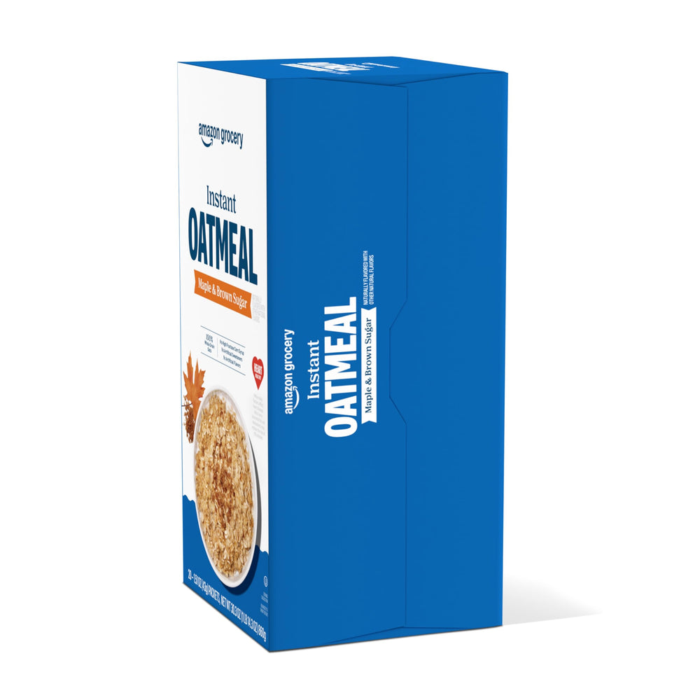 Open oatmeal packet close-up highlighting simple ingredients