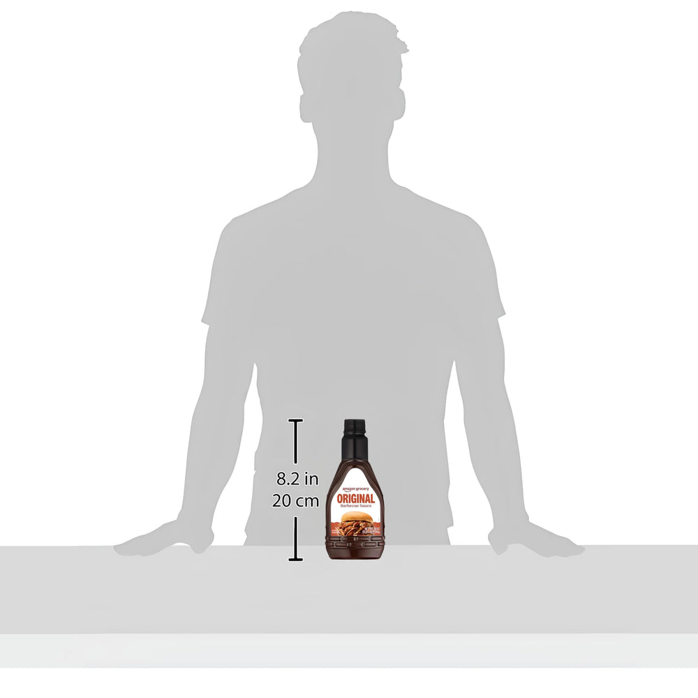 Amazon Grocery Original BBQ Sauce bottle for dipping and finishing flavor.