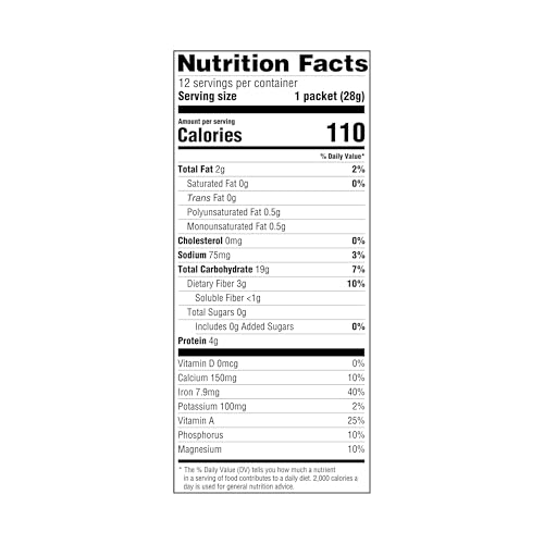 Close-up of Amazon Grocery Original Instant Oatmeal oats showing quick portion control benefits.