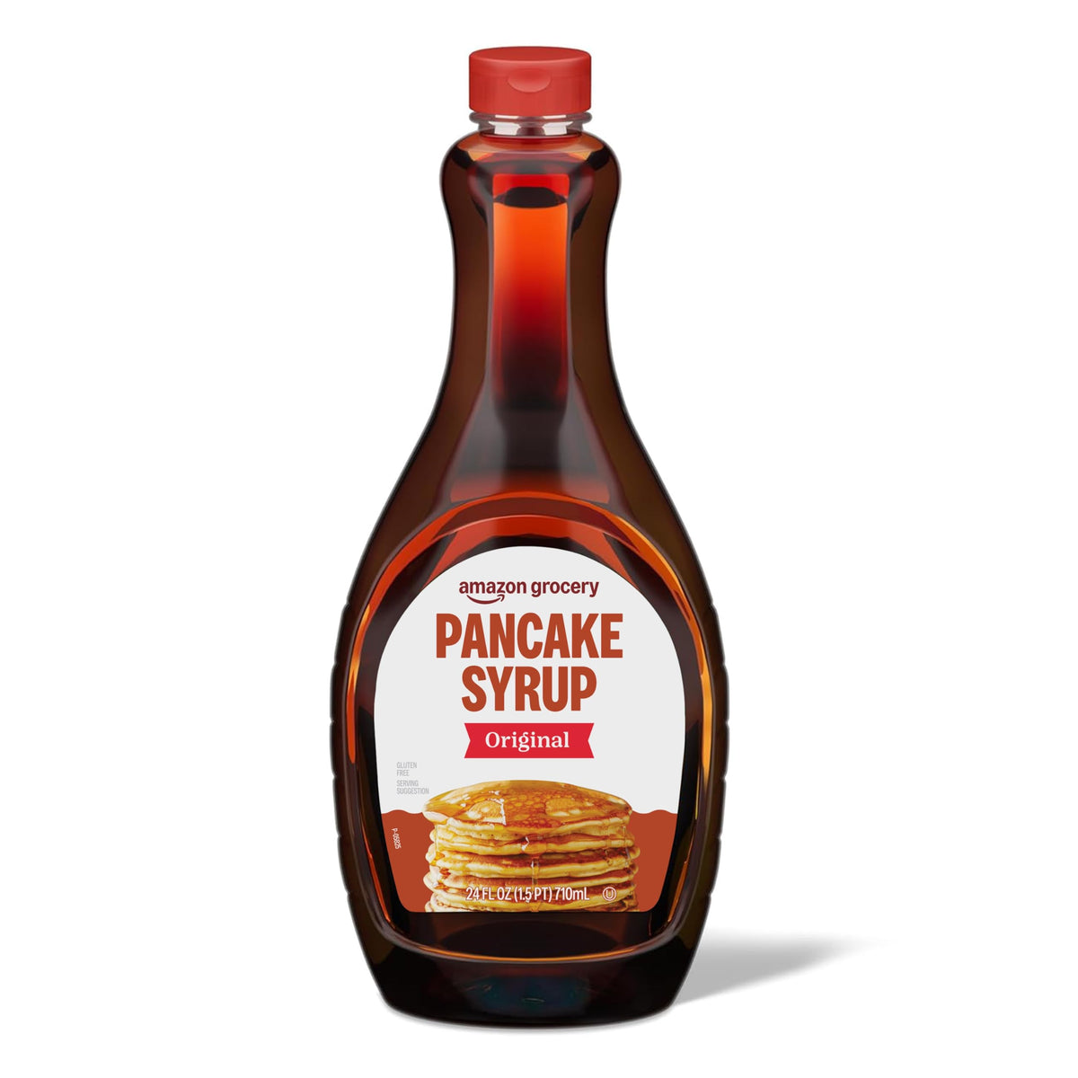 Amazon Grocery Original Pancake Syrup 24oz bottle ready for pancakes