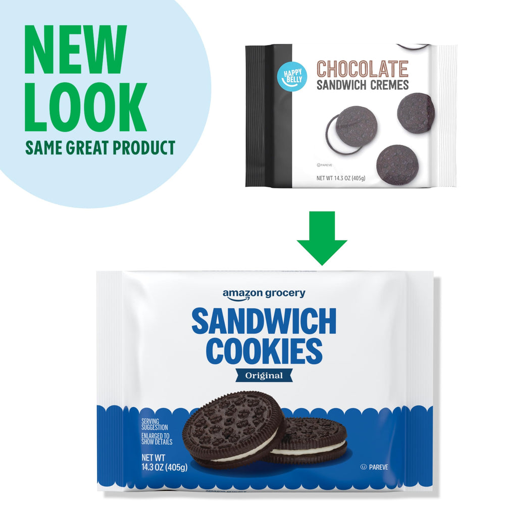 Serving plate arrangement suggests a quick dessert with Amazon Grocery cookies.