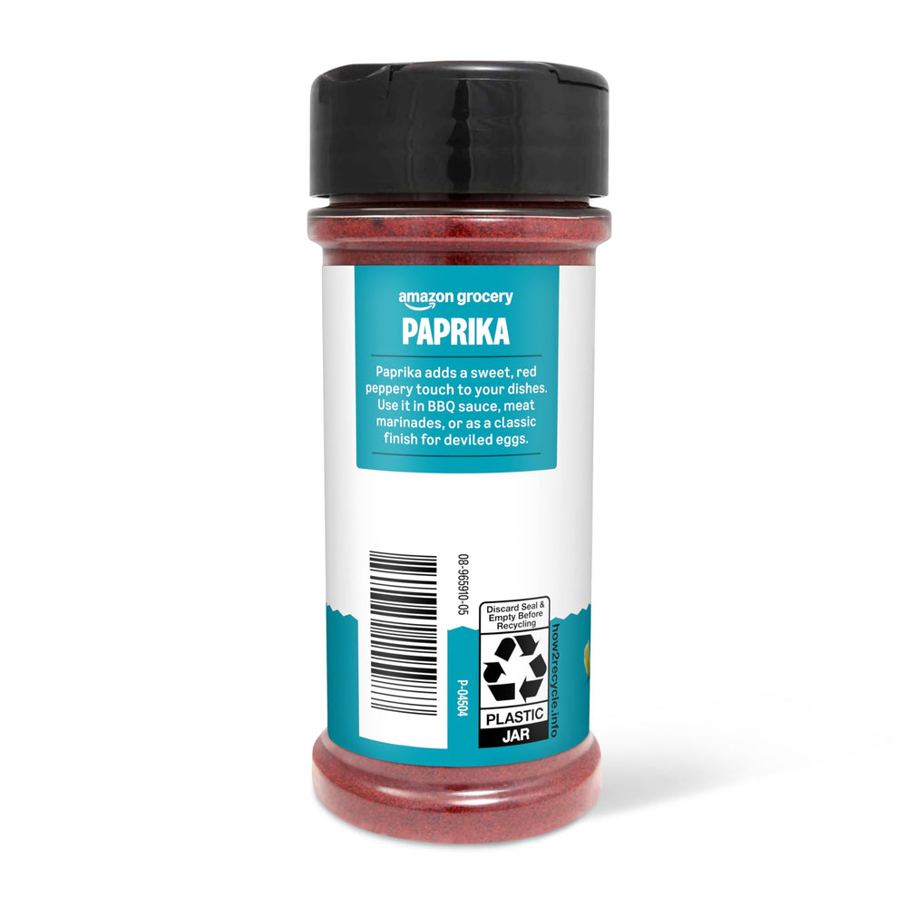 Amazon Grocery paprika bottle back label details flavor notes