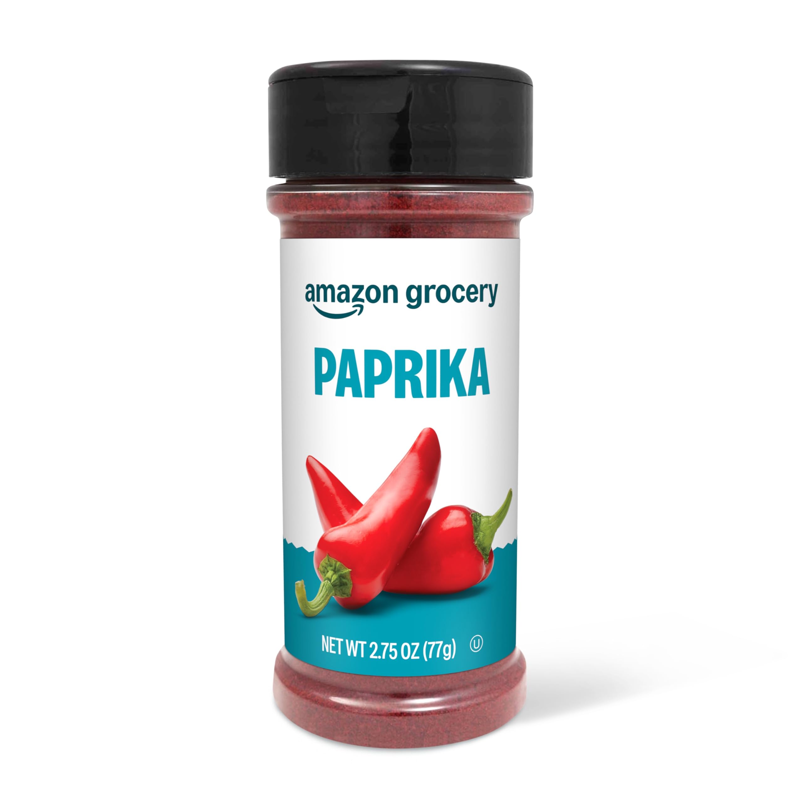 Amazon Grocery paprika jar on kitchen shelf for flavorful meals