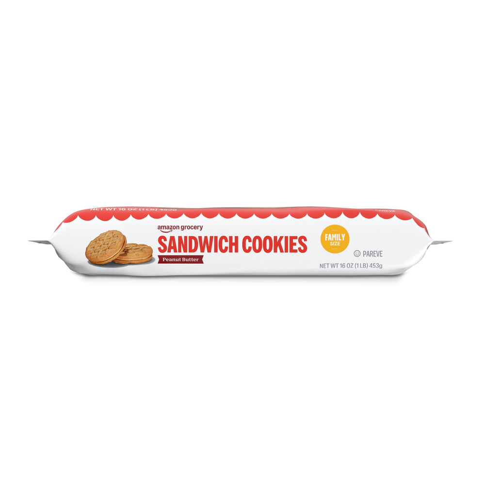 Amazon Grocery Peanut Butter Sandwich Cookies lunchbox snack during school or work.