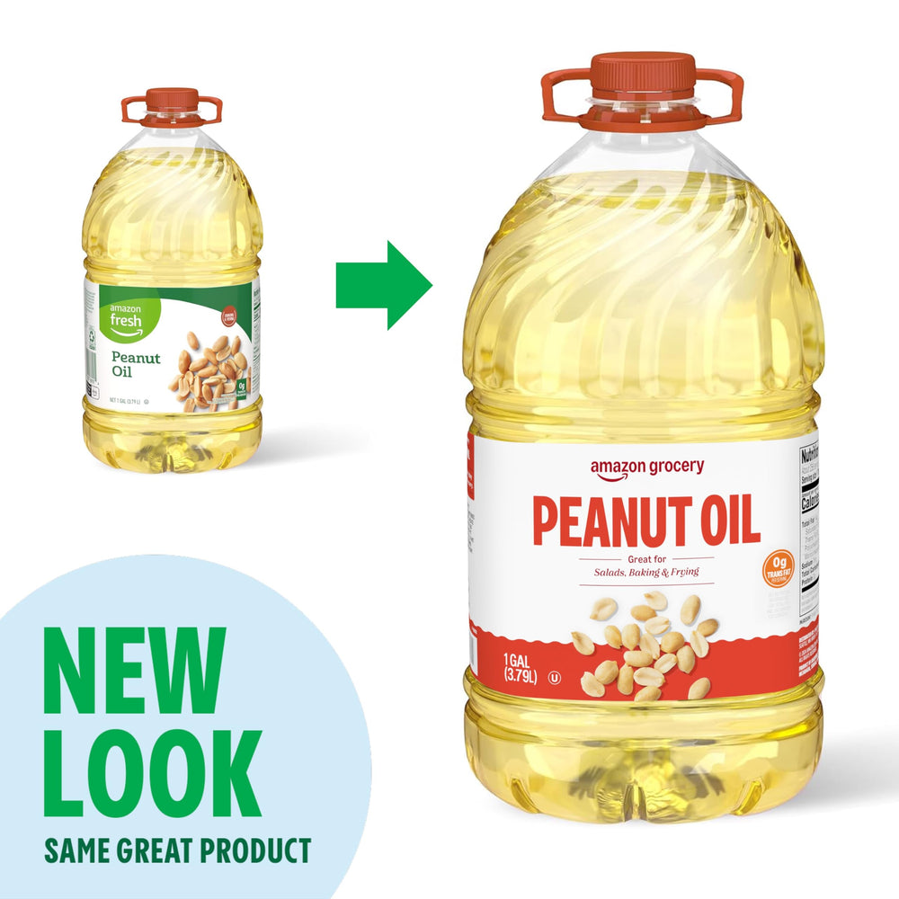 Amazon Grocery peanut oil for baking and roasting, adds moisture.