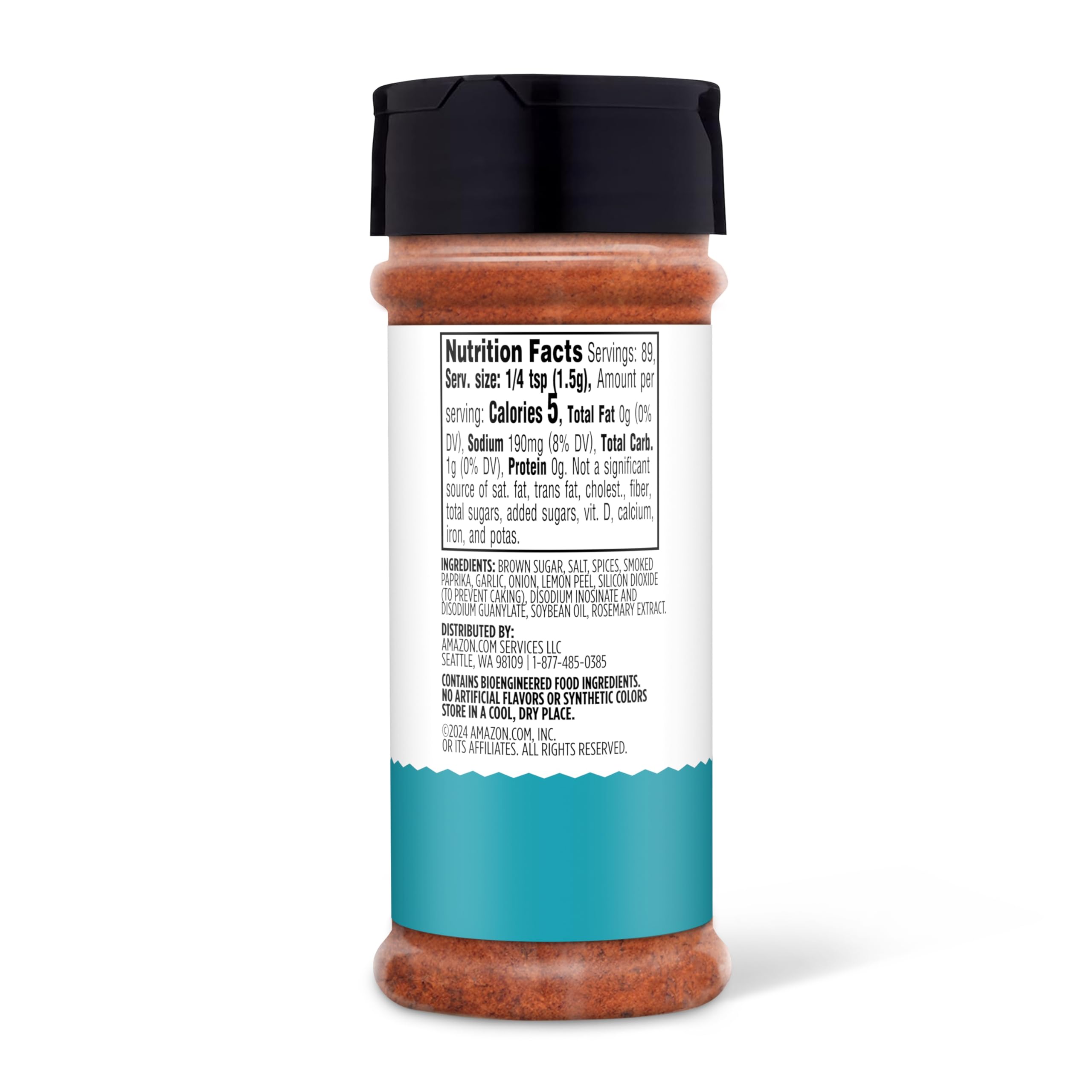 Spare ribs seasoned by Amazon Grocery rub for balanced flavor.