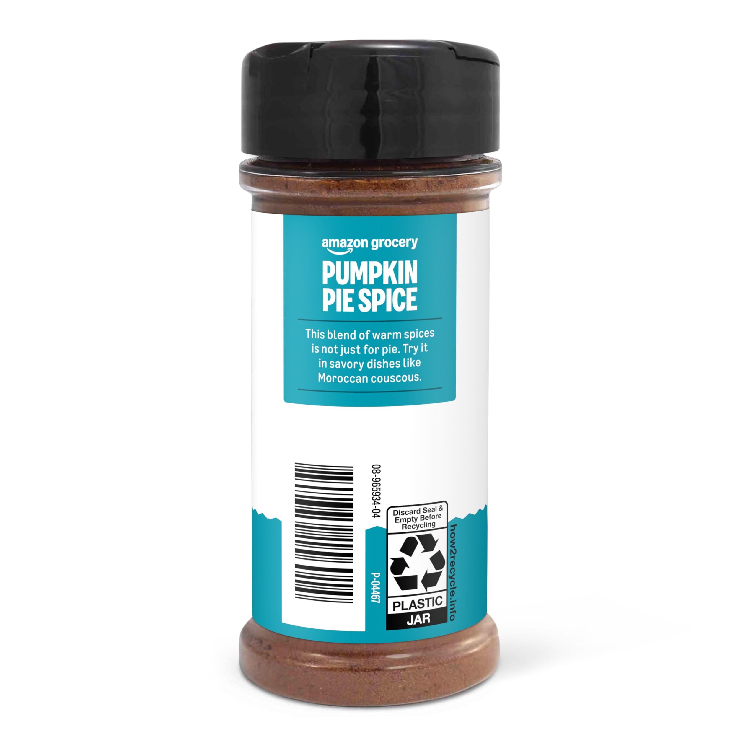 Amazon Grocery Pumpkin Pie Spice packaging for quick pantry purchase and storage.