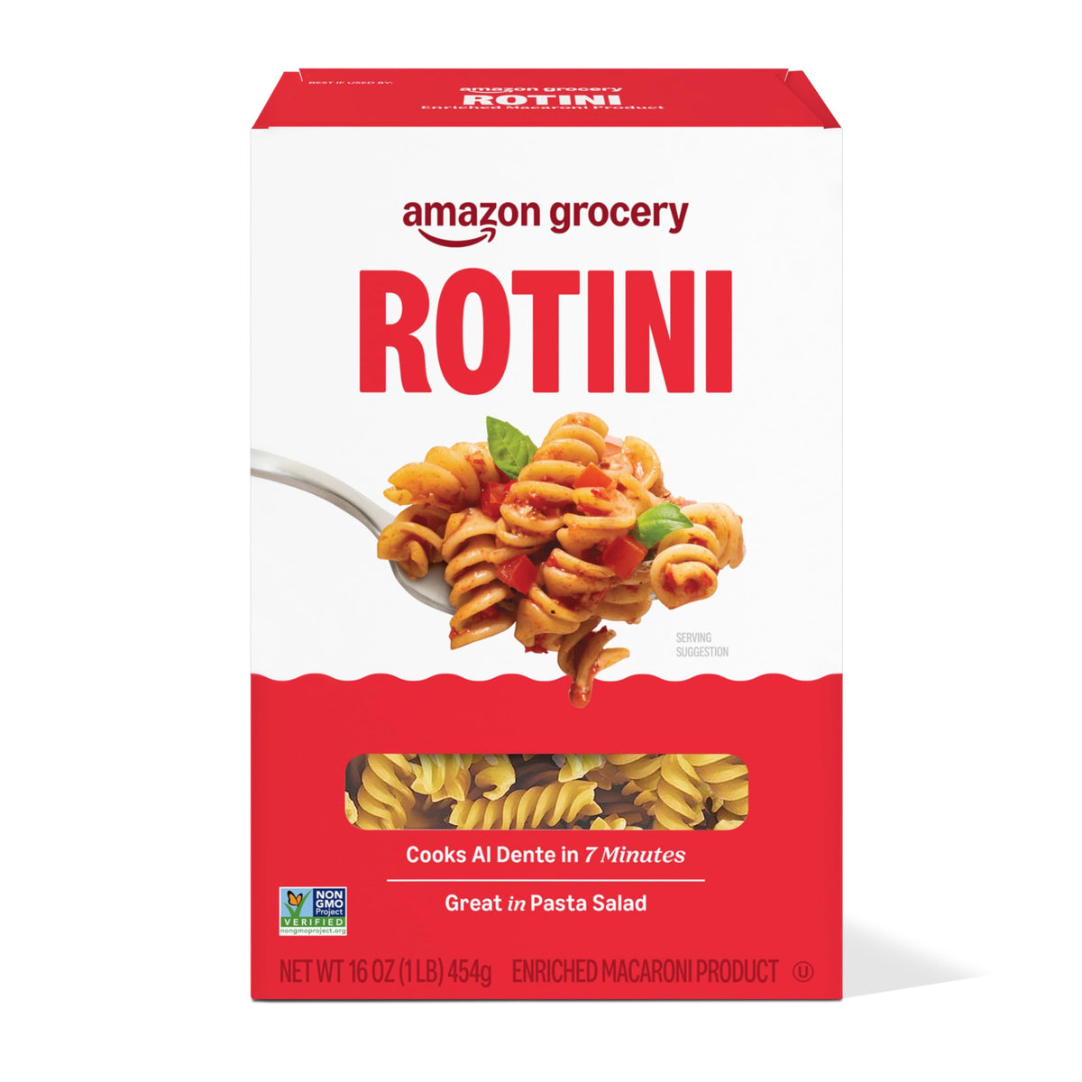 Amazon Grocery Rotini box 16oz ready for quick weeknight dinners