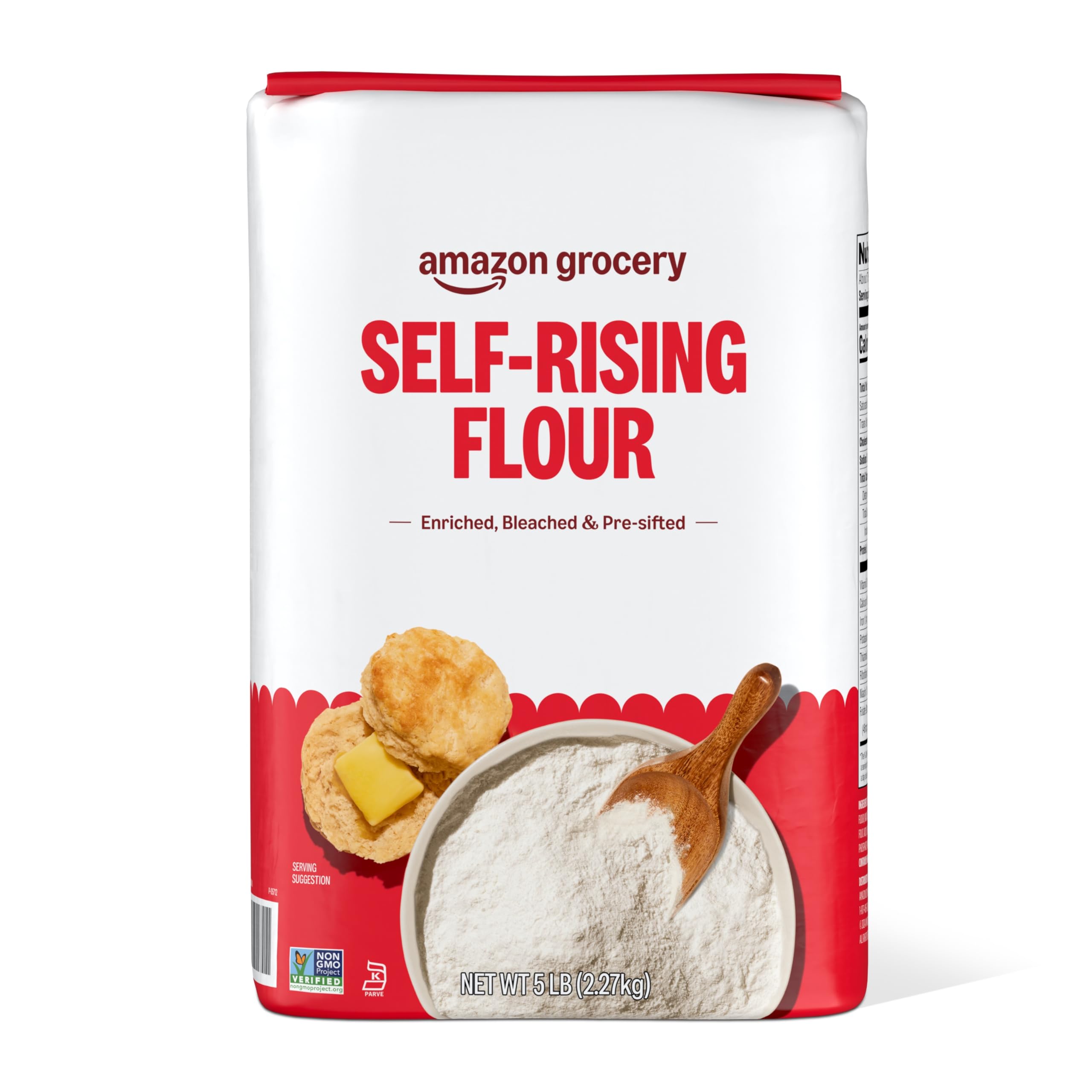 Amazon Grocery self rising flour 5lb bag ready for quick, fluffy baking