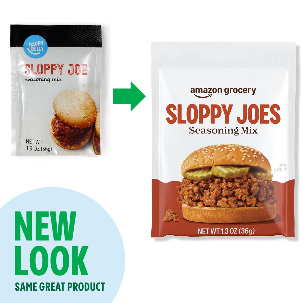 Plate of sloppy joes flavored with Amazon Grocery seasoning mix