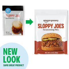 Plate of sloppy joes flavored with Amazon Grocery seasoning mix