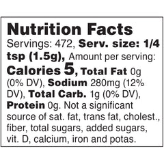 Amazon Grocery smoked BBQ Rub front label highlights 25 oz size for versatile grilling.