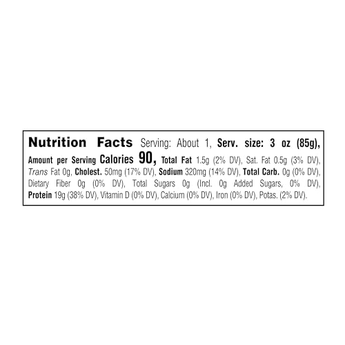 Amazon Grocery Premium Chunk Chicken Breast can shows sulfites, helpful for allergy-conscious cooks.