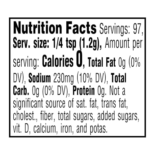 Amazon Grocery sweet and smoky spice blend ingredients label, no artificial ingredients.