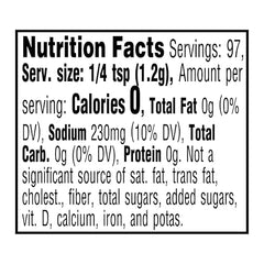 Amazon Grocery sweet and smoky spice blend ingredients label, no artificial ingredients.