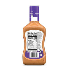 Amazon Grocery Thousand Island dressing label close-up highlighting ingredients.