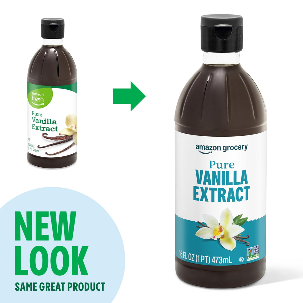 Amazon Grocery Vanilla Extract amber essence close up for recipes