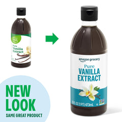 Amazon Grocery Vanilla Extract amber essence close up for recipes