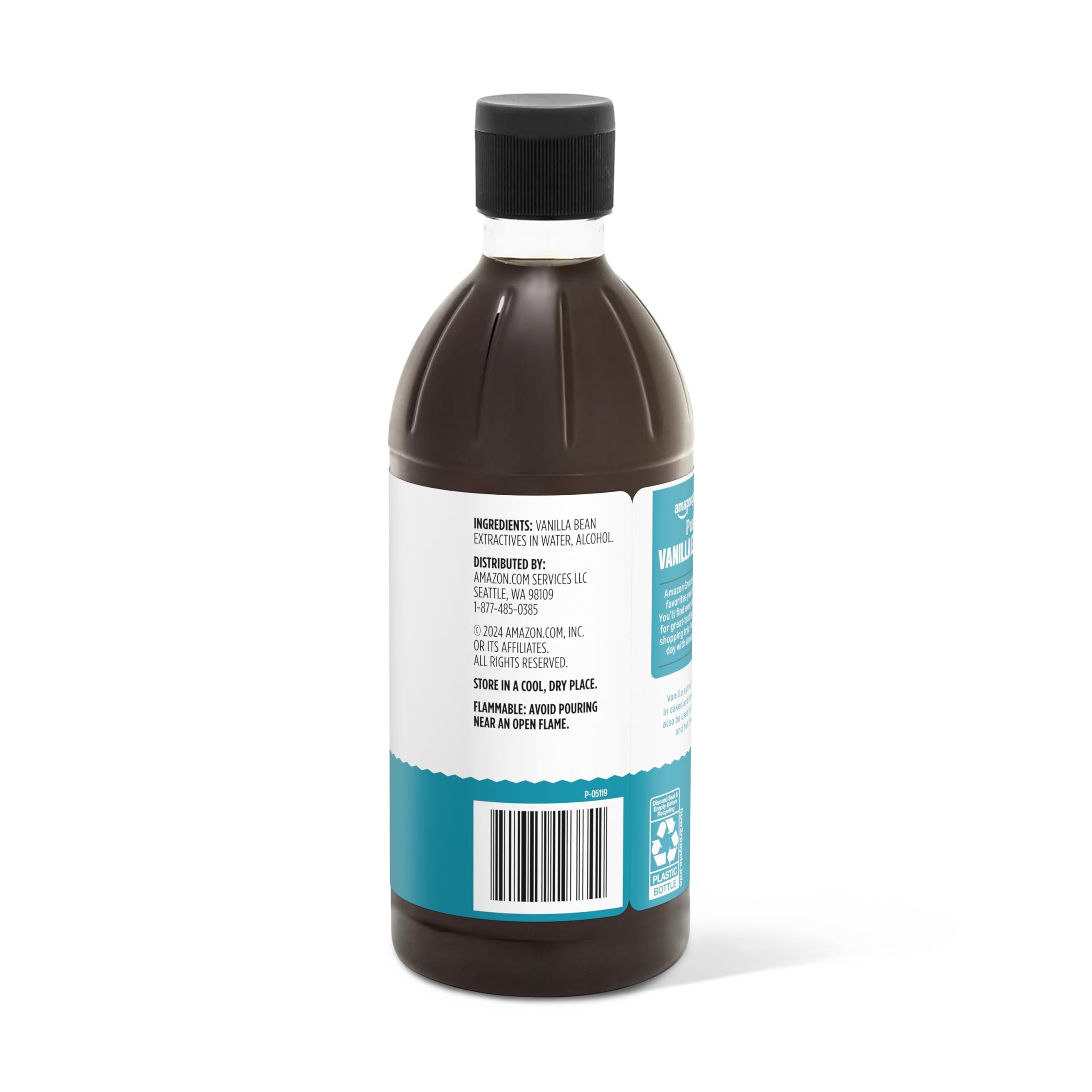 Amazon Grocery Vanilla Extract poured into batter releasing rich aroma