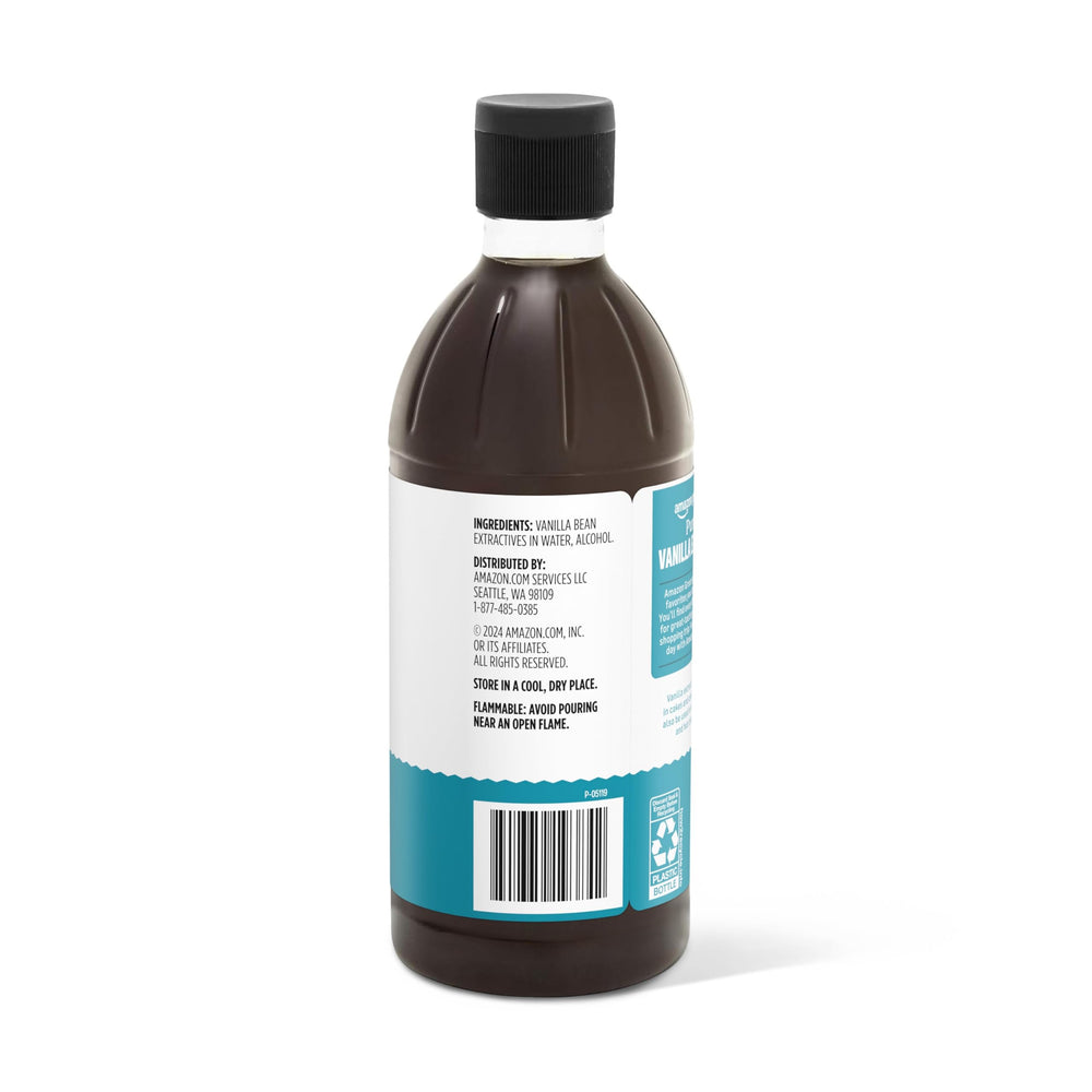 Amazon Grocery Vanilla Extract poured into batter releasing rich aroma
