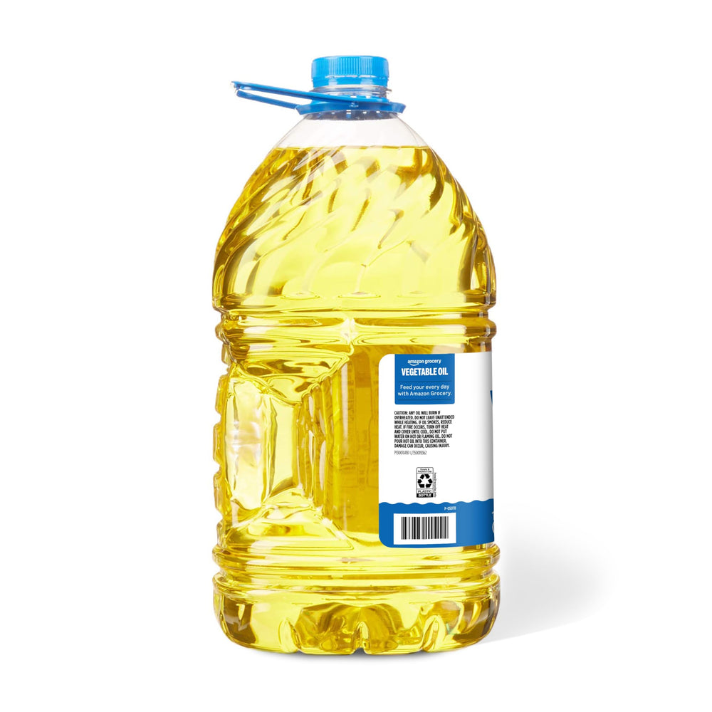 Measured portion of Amazon Grocery vegetable oil ready for a recipe.