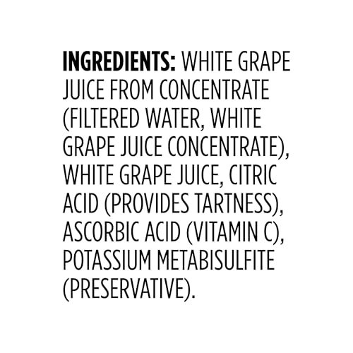 Shopping basket packed with Amazon Grocery White Grape Juice