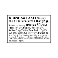 Amazon Grocery Wildflower Honey label detail highlights pure, unfiltered sweetness.