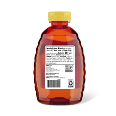 Amazon Grocery wildflower honey bottle close-up ideal for beverages and baking.