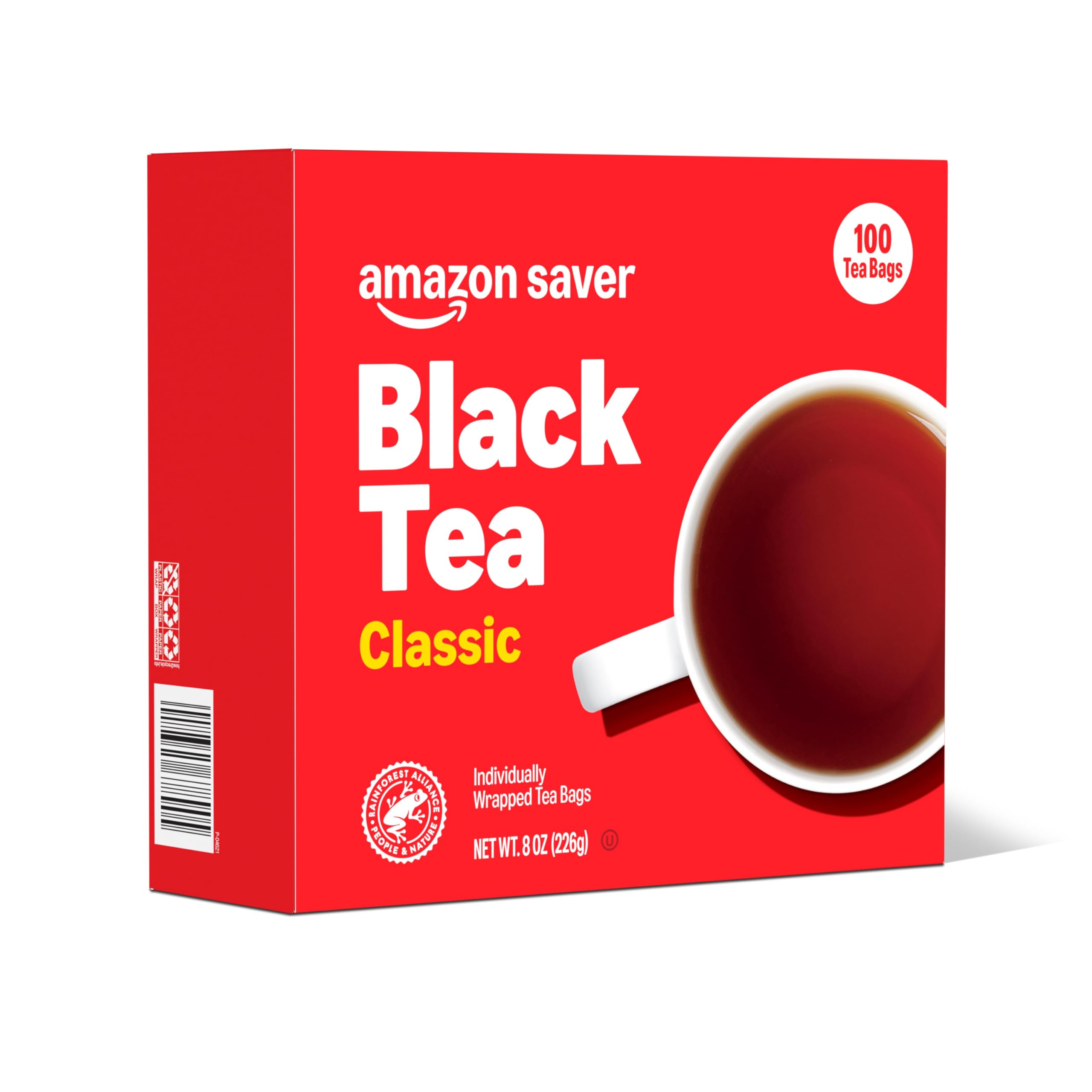 Amazon Saver Black Tea steeping in a cup for a warm moment.