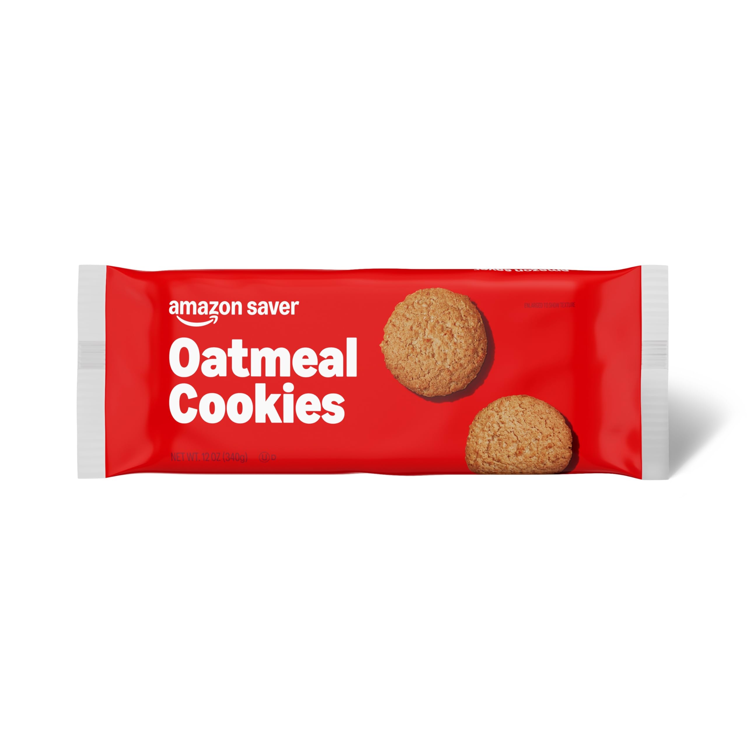 Amazon Saver dunking oatmeal cookies box front, convenient snack option.
