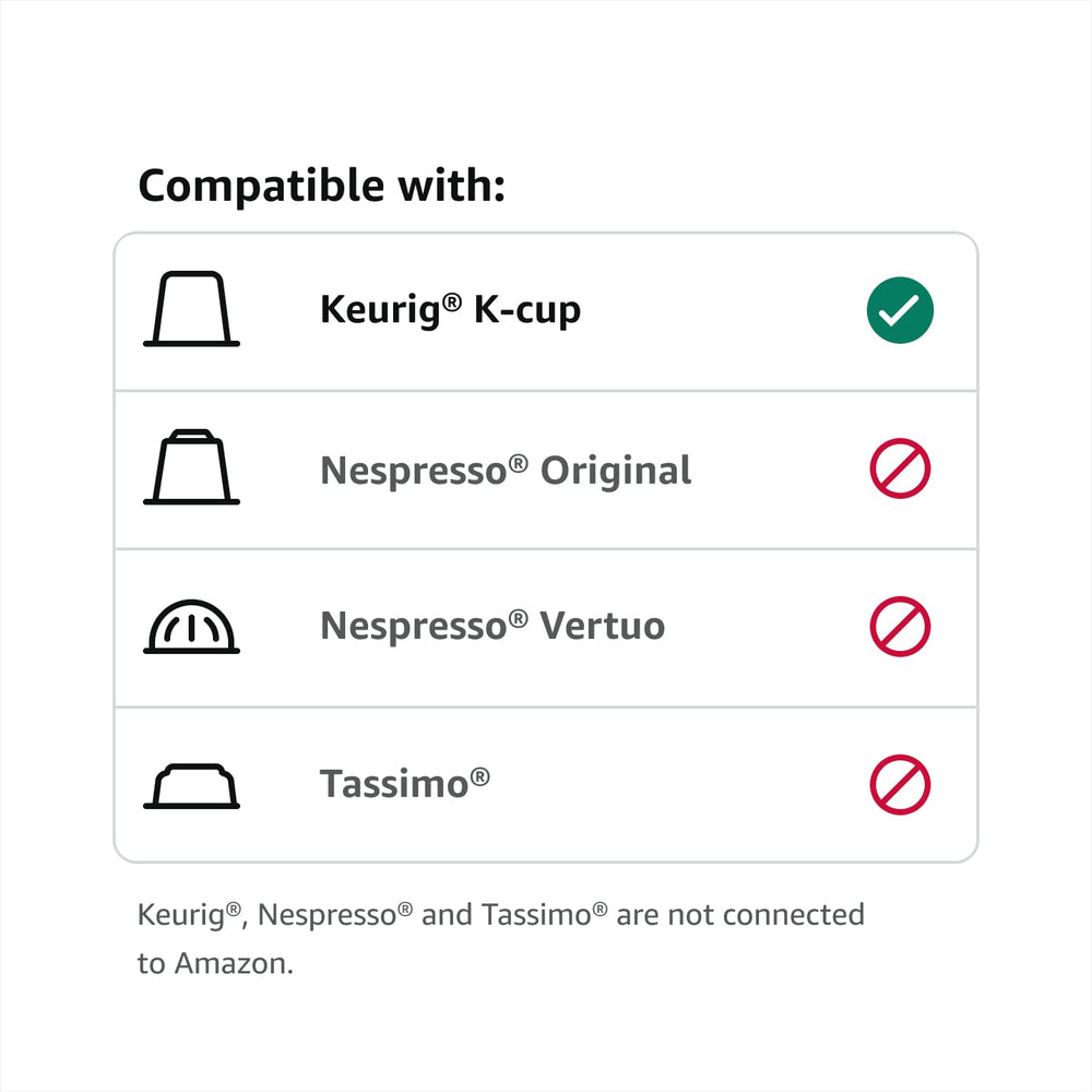 AmazonFresh Go For the Bold pods with Keurig compatibility badge.
