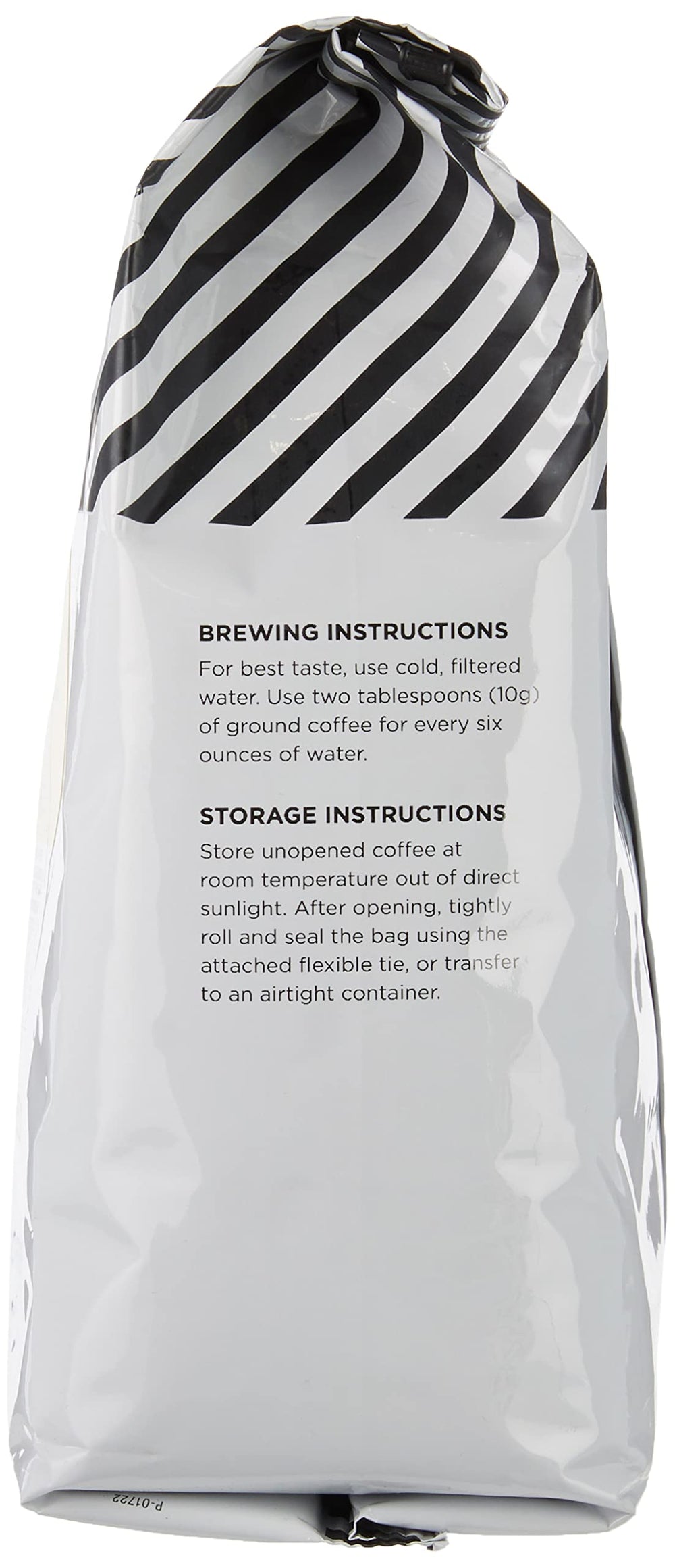 Amazon Fresh Just Bright aroma rising from a steaming cup of coffee.