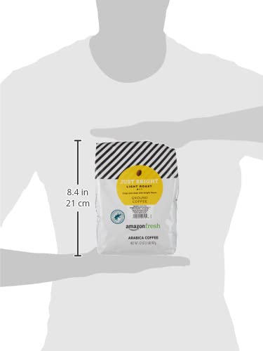 Amazon Fresh Just Bright brand label visible on product packaging.