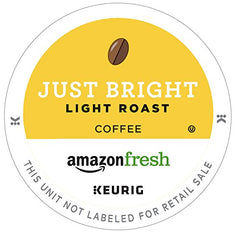 AmazonFresh Just Bright Arabica beans for a smooth, balanced brew.