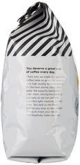 Amazon Fresh Just Bright light roast steaming cup with a crisp finish.